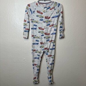 Magnetic Me Race Cars Fold Over Footed Sleeper Size 18-24 Months